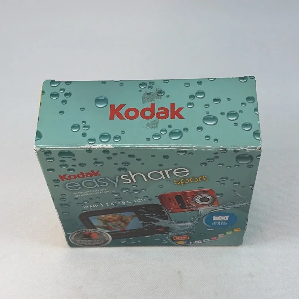 Kodak EasyShare Sport C123 12.0MP Digital Camera Used Condition Tested Works
